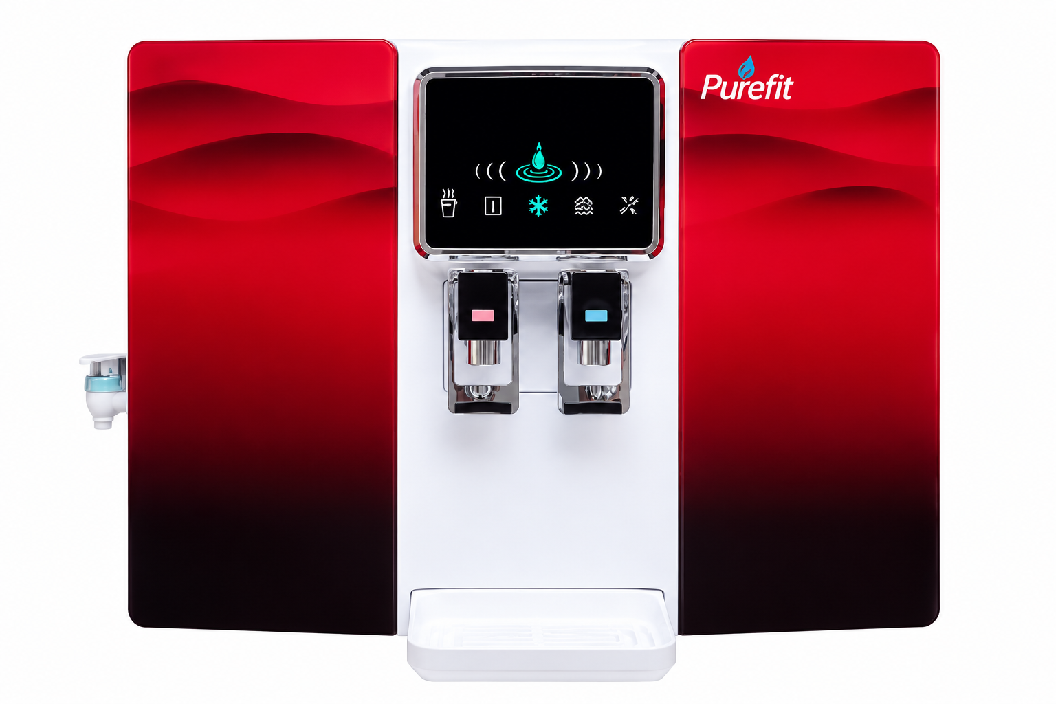 Purefit RO HOT COLD and Normal Water Purifier - RED LED 